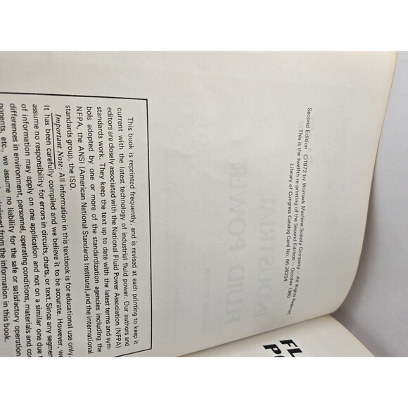 Industrial Fluid Power Text Volume 1 by Womack Educational Publications. #8305 - Picture 7 of 7